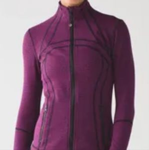 Lululemon Teeny Tooth Deep Fushsia & Black Jacket Size L